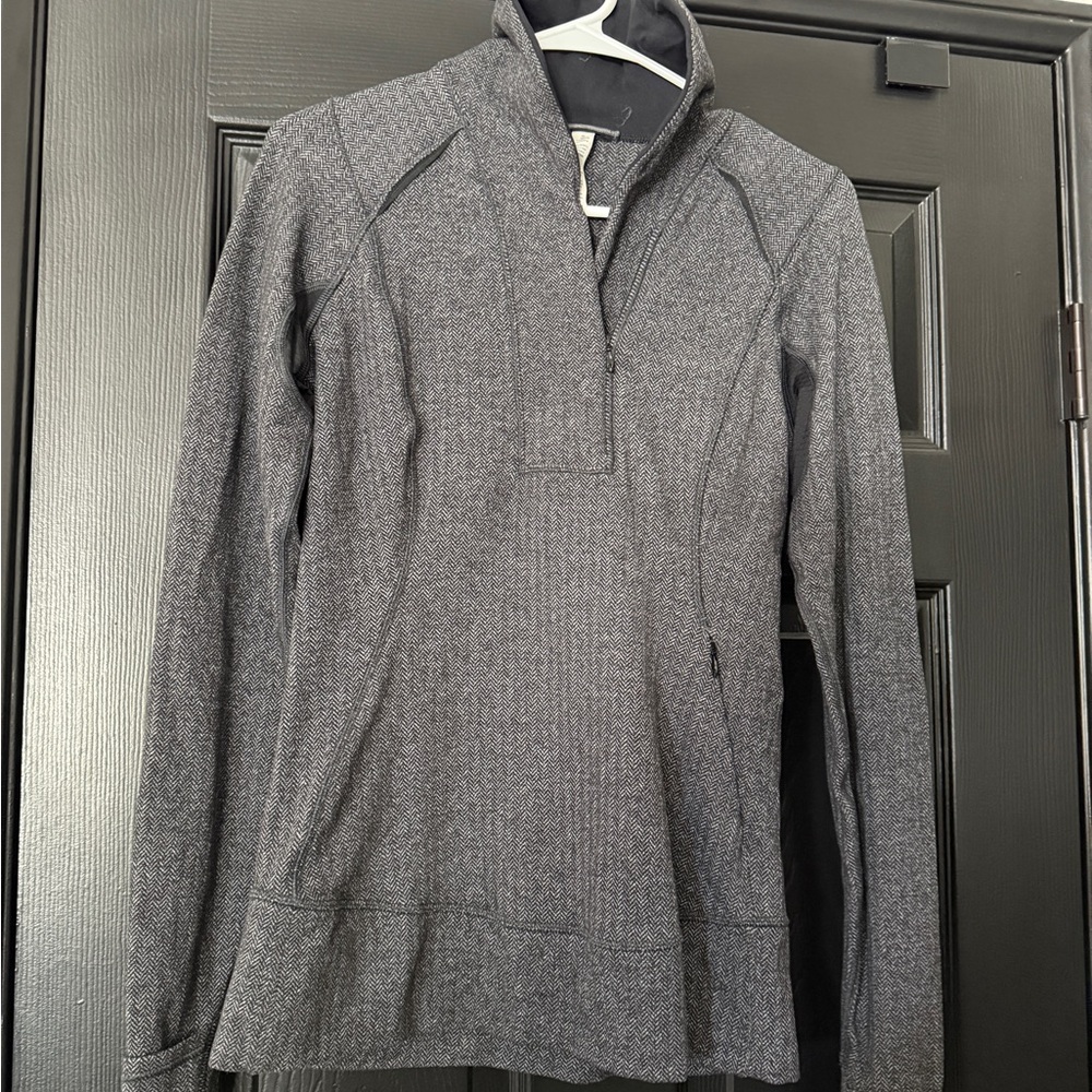 Lululemon Gray Quarter-Zip Pullover
